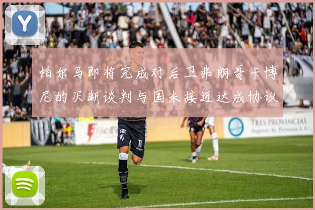 帕尔马即将完成对后卫弗朗哥卡博尼的买断谈判与国米接近达成协议